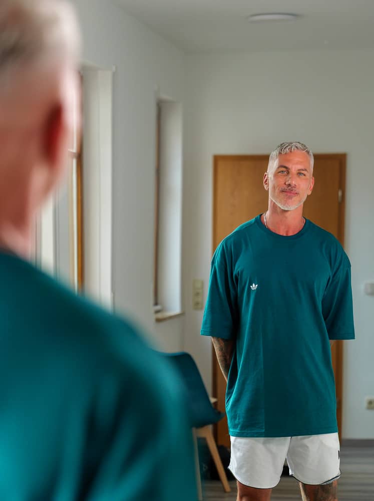 Marco Rocca in seiner Physiotherapie-Praxis in Herzogenaurach