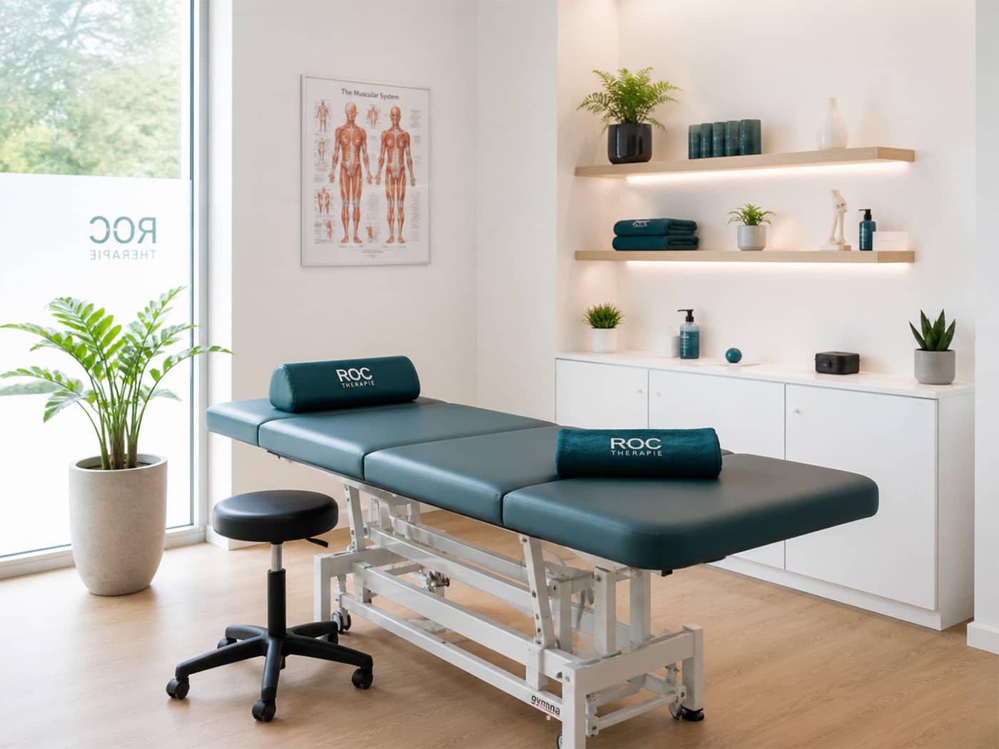 Behandlungsraum der ROC-Therapie-Praxis in Herzogenaurach